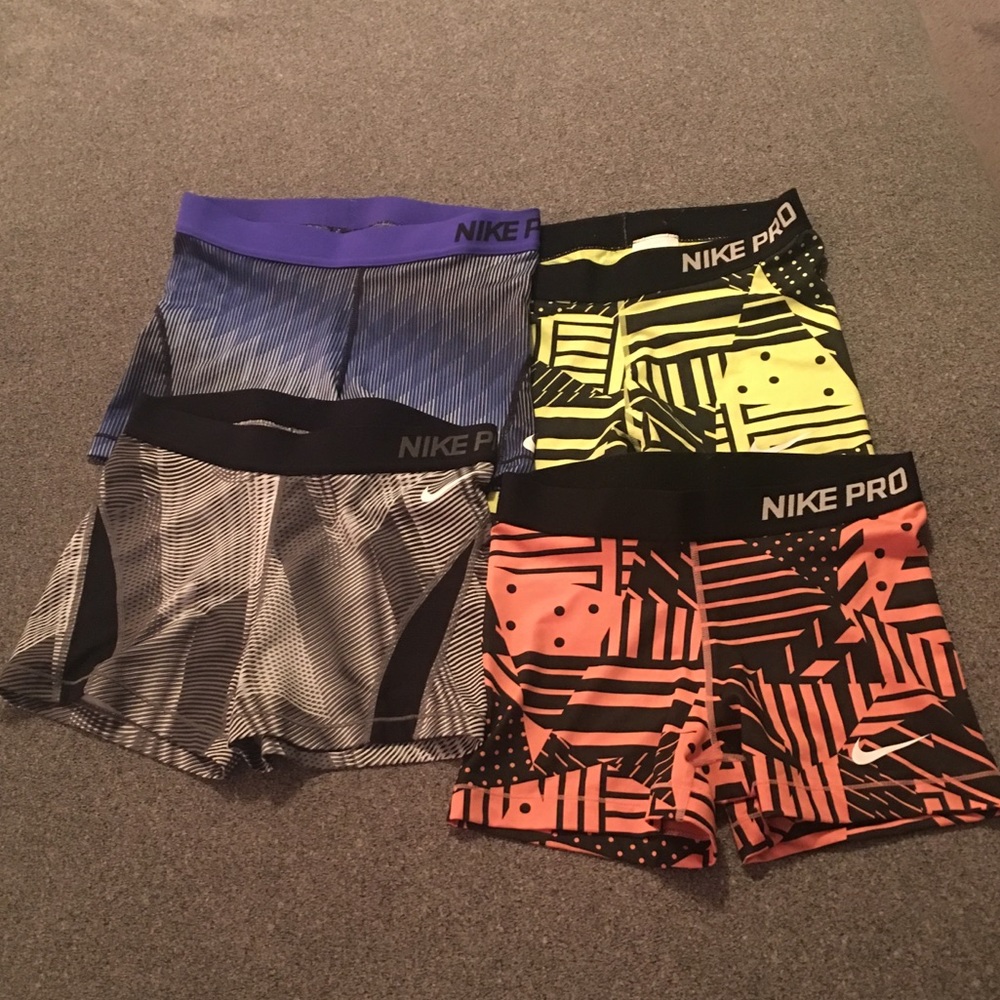 Nike pro workout shorts bundle